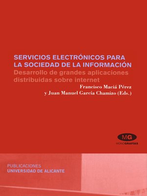 cover image of Servicios electrónicos para la sociedad de la información